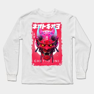 NEOTOKIO3'S GHETTO ONI | Traditional Japanese Culture | PROUD OTAKU Long Sleeve T-Shirt